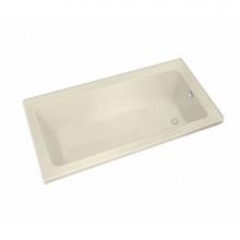 Maax Canada 106203-R-000-004 - Pose IF 59.625 in. x 31.625 in. Corner Bathtub with Right Drain in Bone