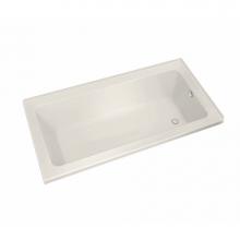 Maax Canada 106203-L-000-007 - Pose IF 59.625 in. x 31.625 in. Corner Bathtub with Left Drain in Biscuit