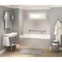 Maax Canada 106390-R-109-001 - Skybox IF 66.25 in. x 35.75 in. Alcove Bathtub with Combined Hydrosens/Aerosens System Right Drain