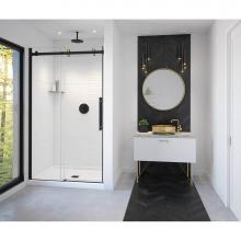 Maax Canada 138460-900-380-000 - Vela Sliding Shower Door 44.5-47 x 78.75 in. 8 mm