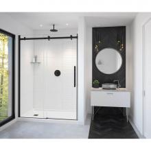 Maax Canada 138470-900-340-000 - Vela Sliding Shower Door 56.5-59 x 78.75 in. 8 mm