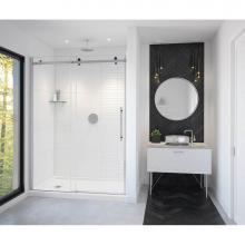 Maax Canada 138470-900-350-000 - Vela Sliding Shower Door 56.5-59 x 78.75 in. 8 mm