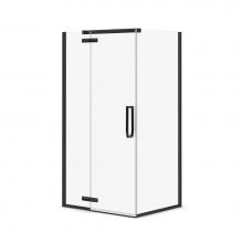 Maax Canada 139330-900-173-000 - Davana Rectangular 34 in. x 42 in. x 75 in. Pivot Corner Shower Door with Clear Glass in Dark Bron