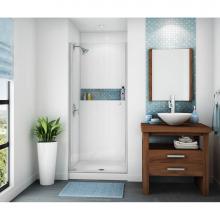 Maax Canada 145020-000-002-083 - SPL 3232 AcrylX Alcove Shower Base with Center Drain in White