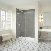 Maax Canada 137420-900-084-000 - Odyssey SC 57-59 ½ x 78in. 8 mm Sliding Shower Door for Alcove Installation with Clear Glass