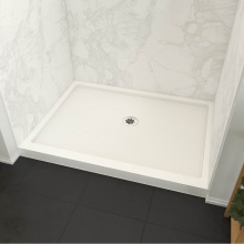 Maax Canada 107961-501-001-000 - Roka 4832 Acrylic Alcove Shower Base In White with Center Drain