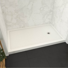Maax Canada 107959-501-001-002 - Roka 6032 Acrylic Alcove Shower Base in White with Right-Hand Drain