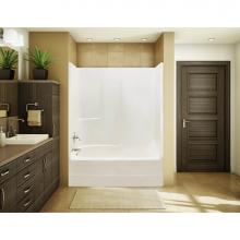 Maax Canada 140100-L-000-007 - TSEA62 59.875 in. x 31 in. x 74 in. 1-piece Tub Shower with Left Drain in Biscuit