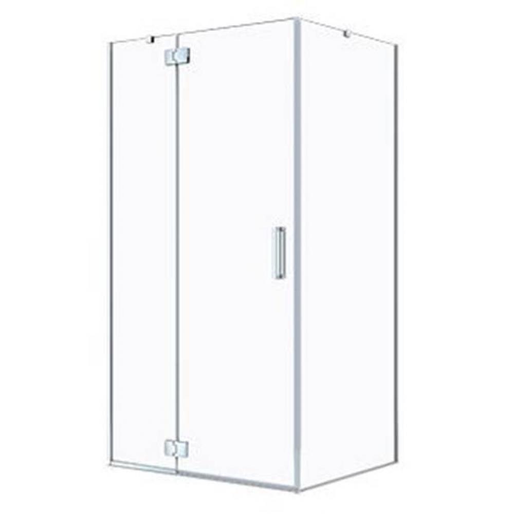 AZELIA 3660 Pivoting shower door, Chrome/Clear AZELIA 3660