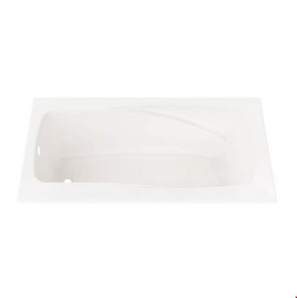 VELONA bathtub 36x72 with Tiling Flange, Right drain, Whirlpool, White VELO3672 BD T