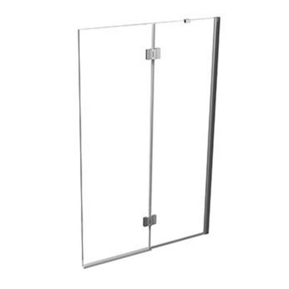 MONZA bathtub door, Chrome/Clear MONZA