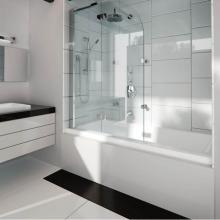 Neptune Entrepreneur Canada E15.21022.050030.10 - ZALEMA bathtub 32x66 AFR with Tiling Flange, Central drain, Whirlpool, White ZALEM3266 3B AFR T