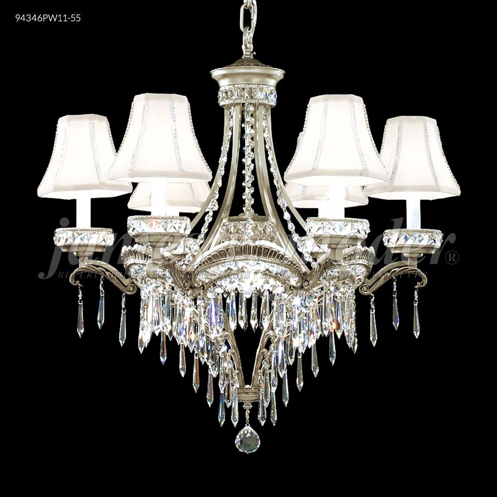 Dynasty Cast Brass 6 Arm Chandelier