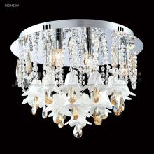 James R Moder 96324AG2ME - Murano Collection Flush Mount