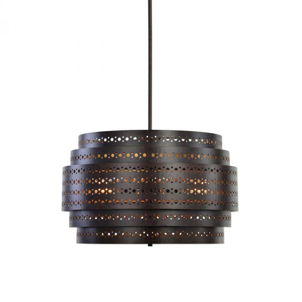 Uttermost Fuller 3 Light Drum Chandelier