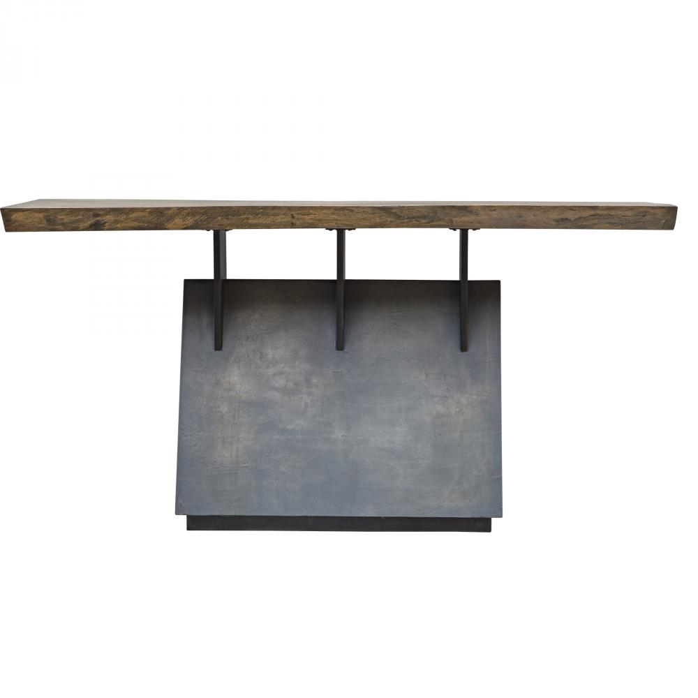 Uttermost Vessel Industrial Console Table