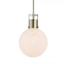 Uttermost 21609 - Uttermost Huch 1 Light White Glass Pendant