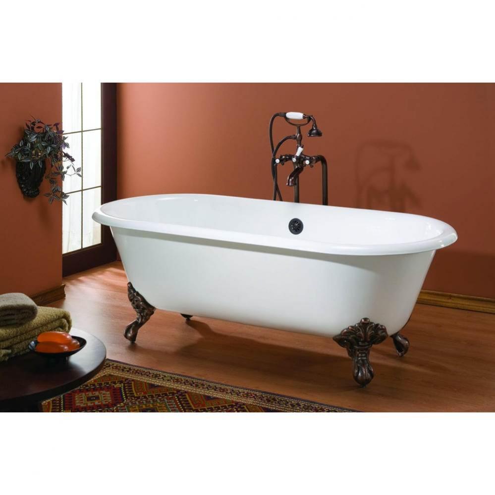 Regal Tub, 61'', White, Roll Rim, Tub Only