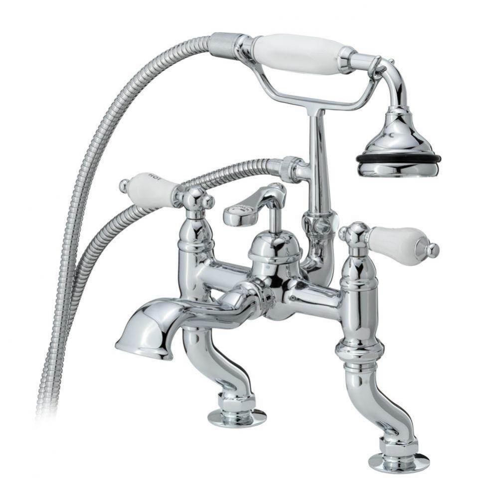 Variable-Spread Deck-Mount Tub Filler