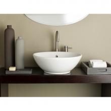 Cheviot Products Canada 1200-WH - WATER LILY Vessel Sink