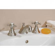 Cheviot Products Canada 5220-AB - Widespread Sink Faucet, Cross Handles, Antique Bronze