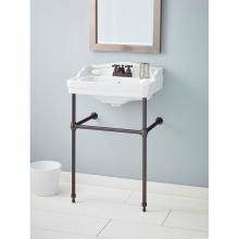 Cheviot Products Canada 553-WH-8/575-AB - ESSEX Console Sink