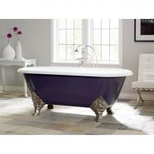 Cheviot Products Canada 2161-WW-CH - CARLTON Cast Iron Bathtub with Continuous Rolled Rim