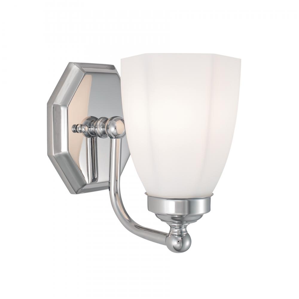 Trevi 7'' High 1-Light Sconce - Chrome