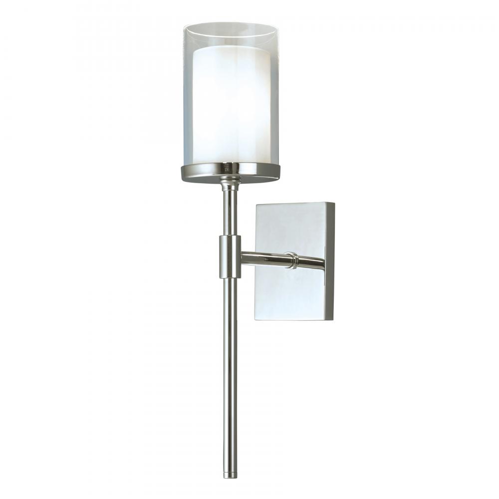 Kimberly 16.75'' High 1-Light Sconce - Chrome