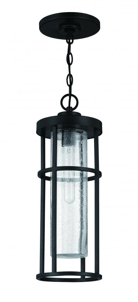 Encompass 1 Light Outdoor Pendant in Midnight