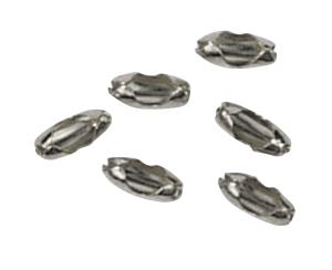 Pull Chain Connectors set in Chrome (6pcs)