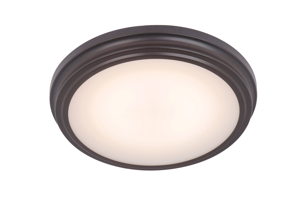 X66 Series 1 Light 13" LED Flushmount in Oiled Bronze