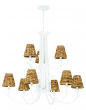 Craftmade 58329-MWW - Kokomo 9 Light Chandelier in Matte White