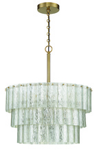 Craftmade 48694-SB - Museo 9 Light Pendant in Satin Brass