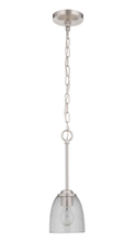 Craftmade 49991-BNK - Serene 1 Light Mini Pendant in Brushed Polished Nickel