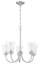 Craftmade 50425-BNK - Gwyneth 5 Light Chandelier in Brushed Polished Nickel