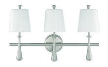 Craftmade 57403-BNK - Palmer 3 Light Vanity in Brushed Polished Nickel