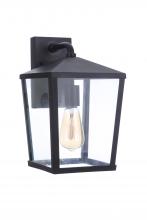 Craftmade ZA4614-MN - Olsen 1 Light Medium Outdoor Wall Lantern in Midnight