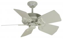 Craftmade PI30W - 30" Ceiling Fan (Blades Sold Separately)