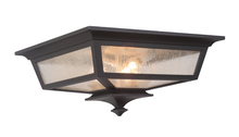 Craftmade Z1367-MN - Argent II 3 Light Outdoor Flushmount in Midnight