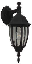 Craftmade Z264-TB - Bent Glass 1 Light Small Outdoor Wall Lantern in Textured Black