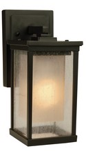 Craftmade Z3704-OBO - Riviera 1 Light Small Outdoor Wall Lantern in Oiled Bronze Outdoor