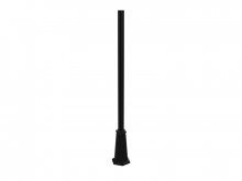 SNOC 1055-09 - Aluminum post - 3'' round flared base with anchor bolts