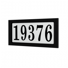 SNOC 1733-01 - Tampa - Horizontal Ceramic Address Plaque - 1733