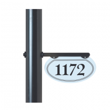 SNOC 1772-10 - DeVille - Horizontal Post Address Plaque - 1772
