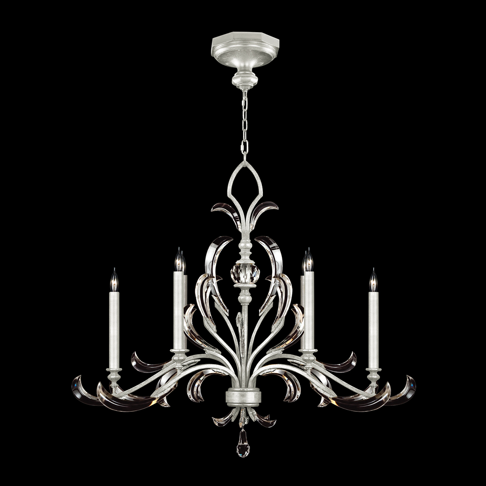 Beveled Arcs 44"W Oblong Chandelier